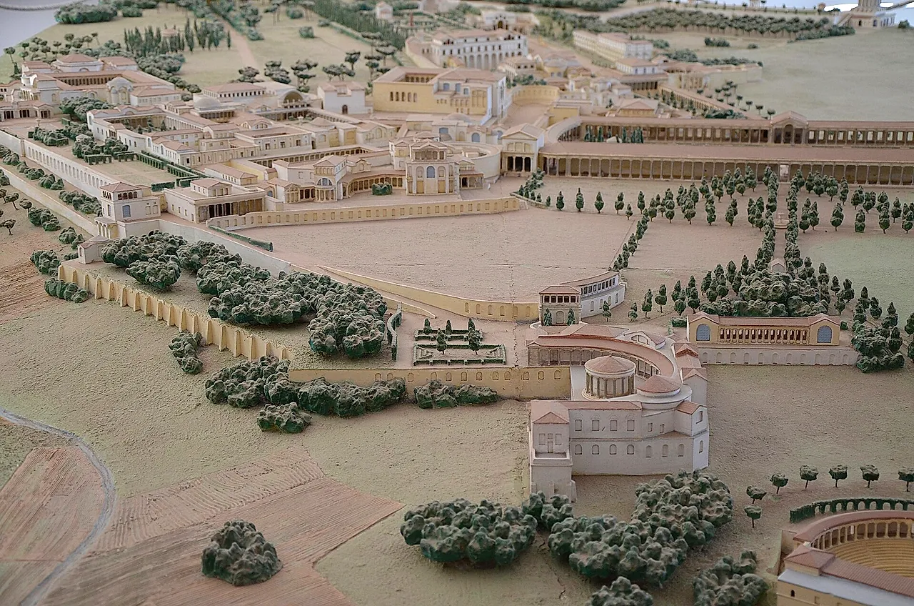 Scale model (plastico) of Hadrian's Villa showing the whole complex