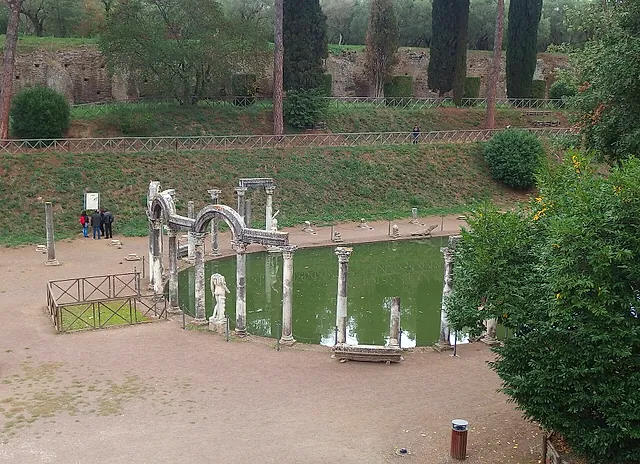 The Canopus pool at Hadrian's Villa, Tivoli